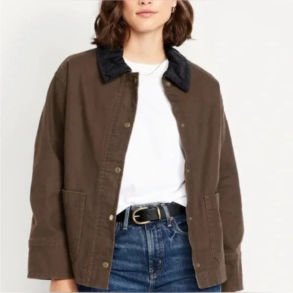 Old Navy Canvas Barn Jacket - Picture 2 of 8
